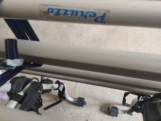 Porta bicicletas triple + placa