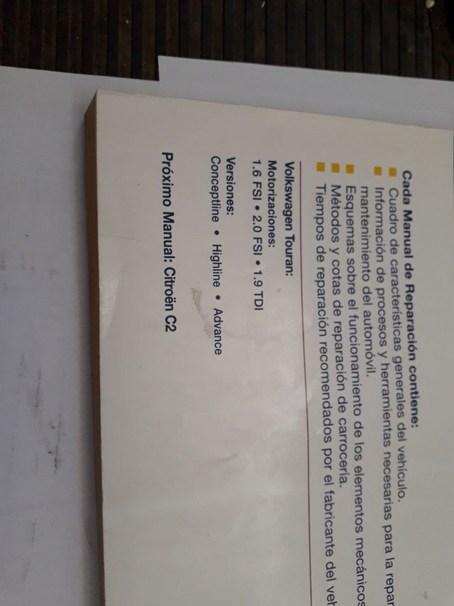 Manual Reparación Volkswagen Touran