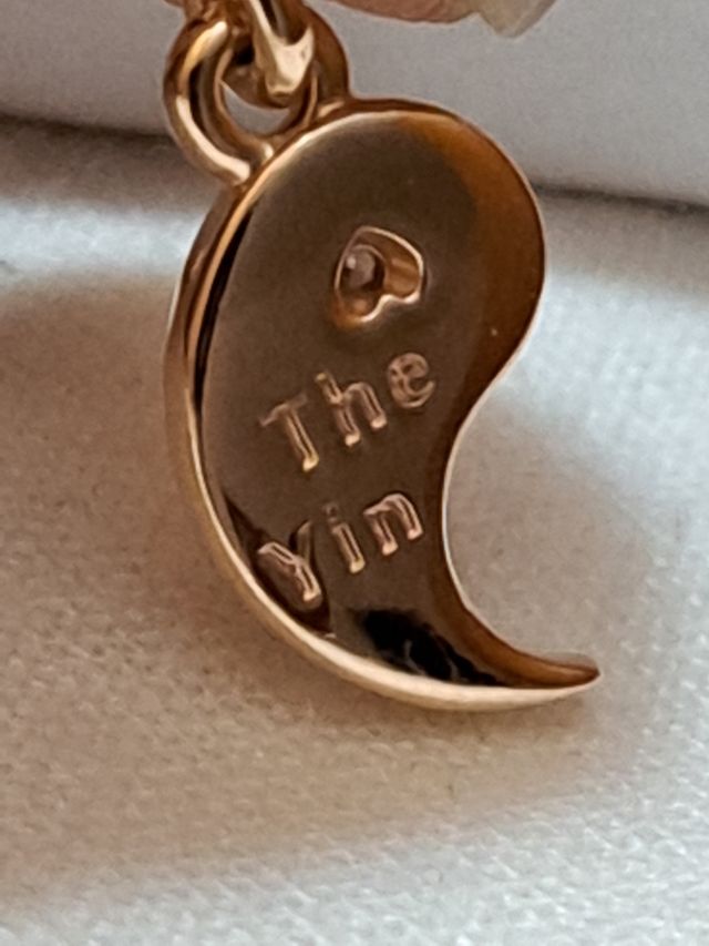 Pandora Charm Yin & Yang in colore oro rosato