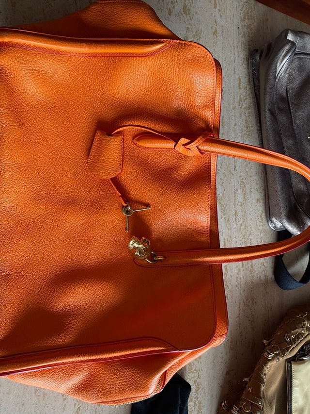Bolso Alexander McQueen Naranja