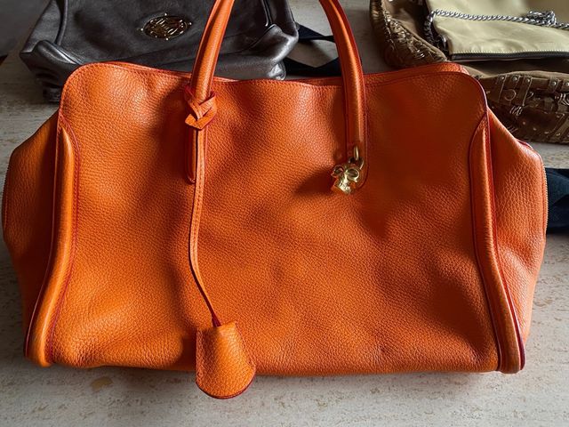 Bolso Alexander McQueen Naranja