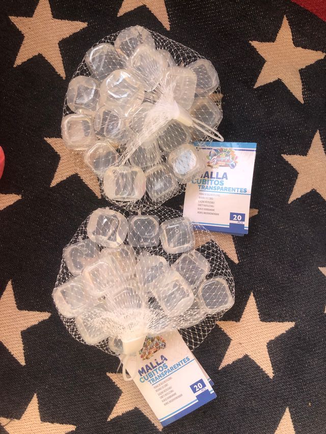 Cubitos hielo reutilizables - 40uds