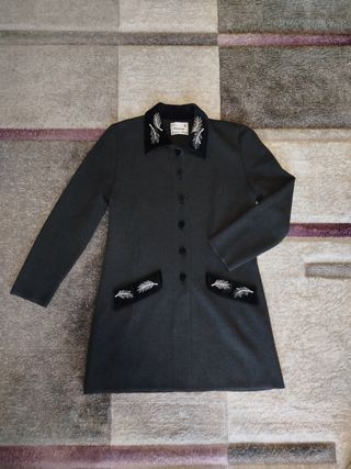 Abrigo vintage Doña Guiomar gris 