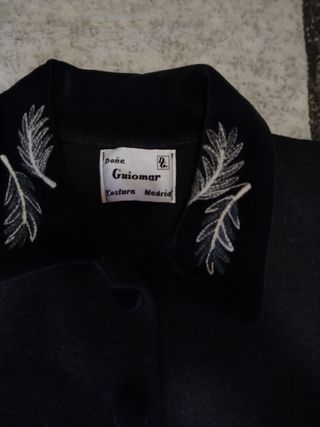 Abrigo vintage Doña Guiomar gris 