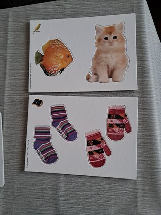 Puzzles infantiles de animales y ropa