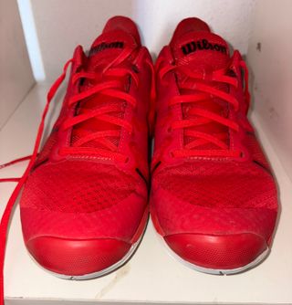 Zapatillas Wilson rojas