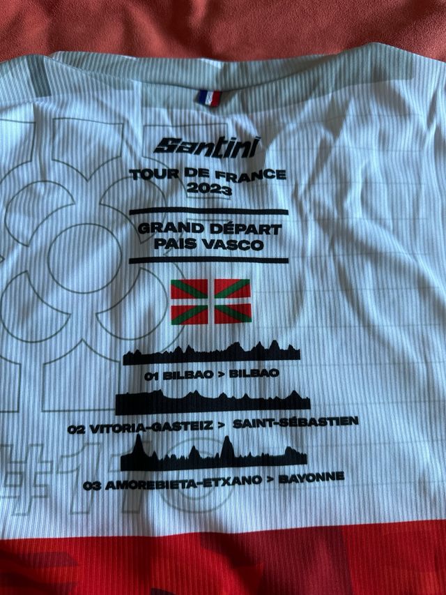 Maillot oficial Tour de France 2023 Pais Vasco.
