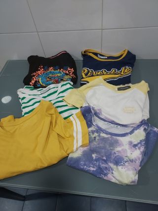 6 Camisetas L - Primark, Riverdale, Stradivarius, 