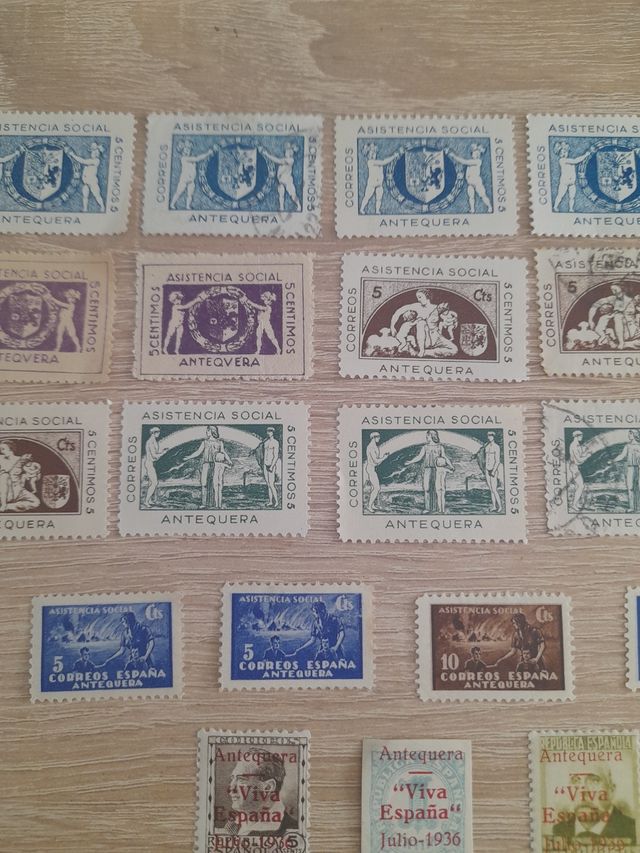 Lote 22 Sellos Antequera