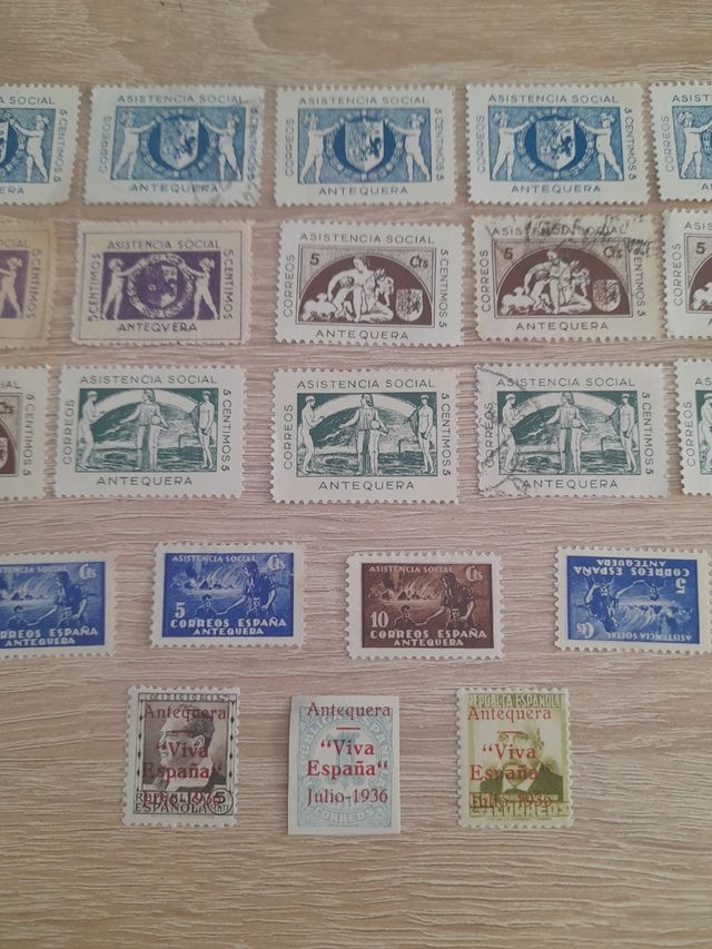 Lote 22 Sellos Antequera