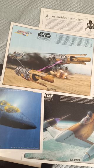 Coleccionable star wars episodio I el país