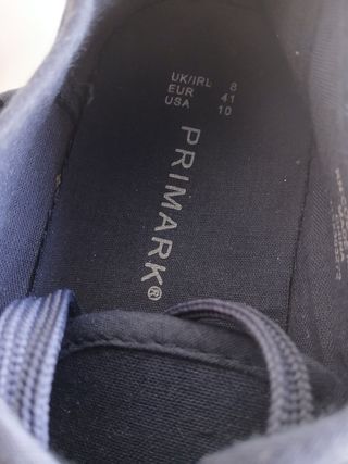 Zapatillas azul marino cordones