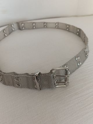 Cintura metallica argento