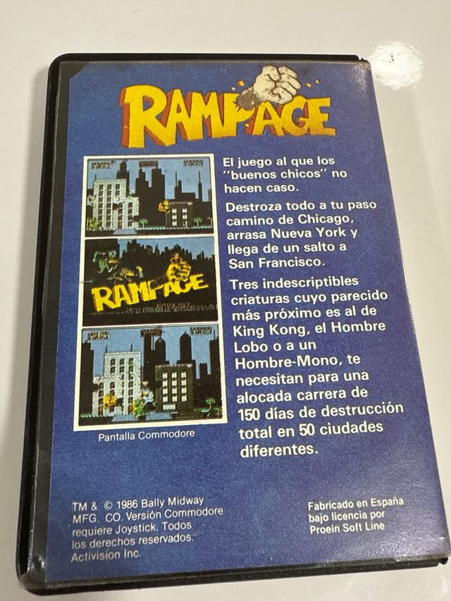 Rampage Amstrad CPC - Activision