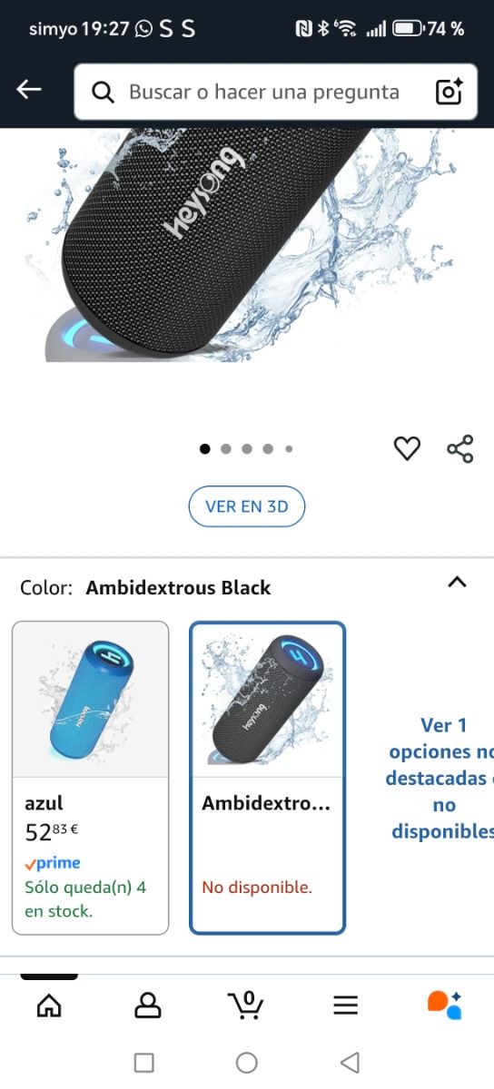 Altavoz Heysong Sonic Blast