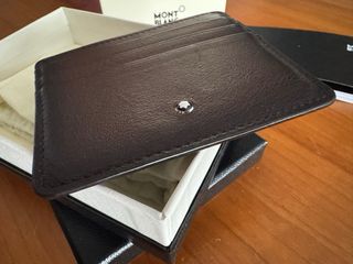 Tarjetero Montblanc Marrón - 6 Tarjetas