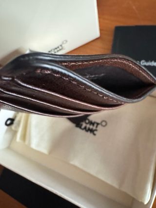 Tarjetero Montblanc Marrón - 6 Tarjetas