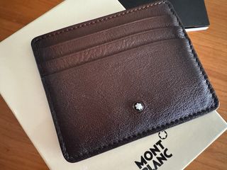 Tarjetero Montblanc Marrón - 6 Tarjetas