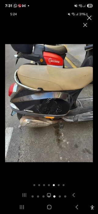 Vespa Piaggio LX50 4tiempos -cambio por habbana