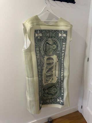 Disfraz billete 1$ dolar
