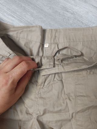 Shorts beige talla XL