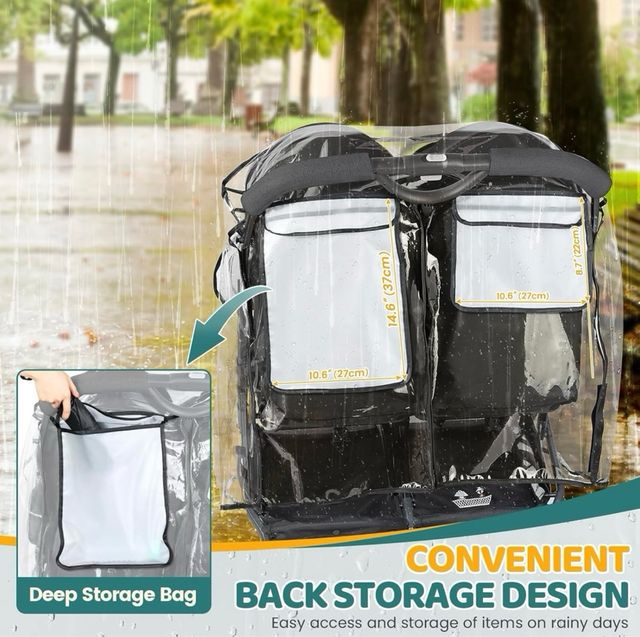 Plastico de lluvia para silla doble