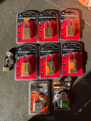 Candados combinacion + llave