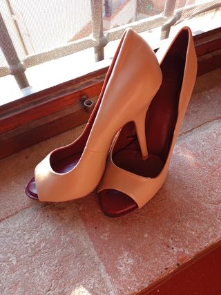 Décolleté Zara beige