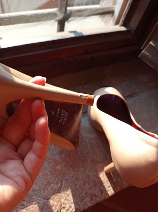 Décolleté Zara beige
