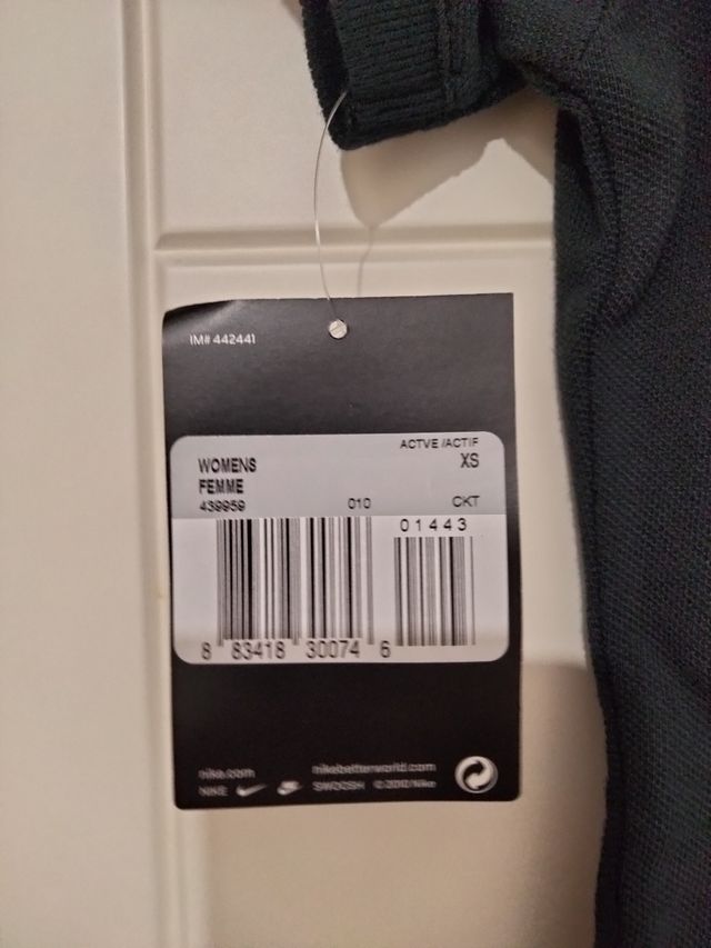 Polo Nike mujer negro talla XS