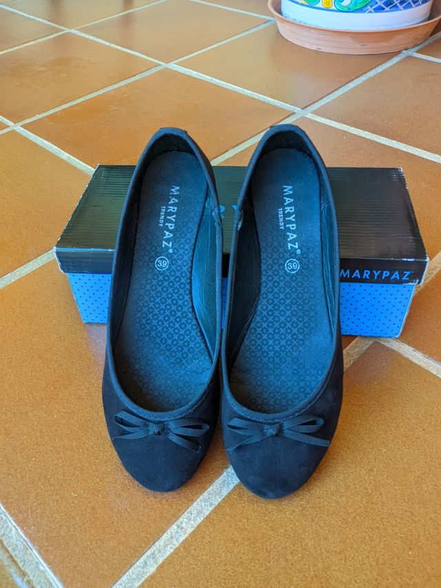 Manoletinas negras Marypaz - Talla 39