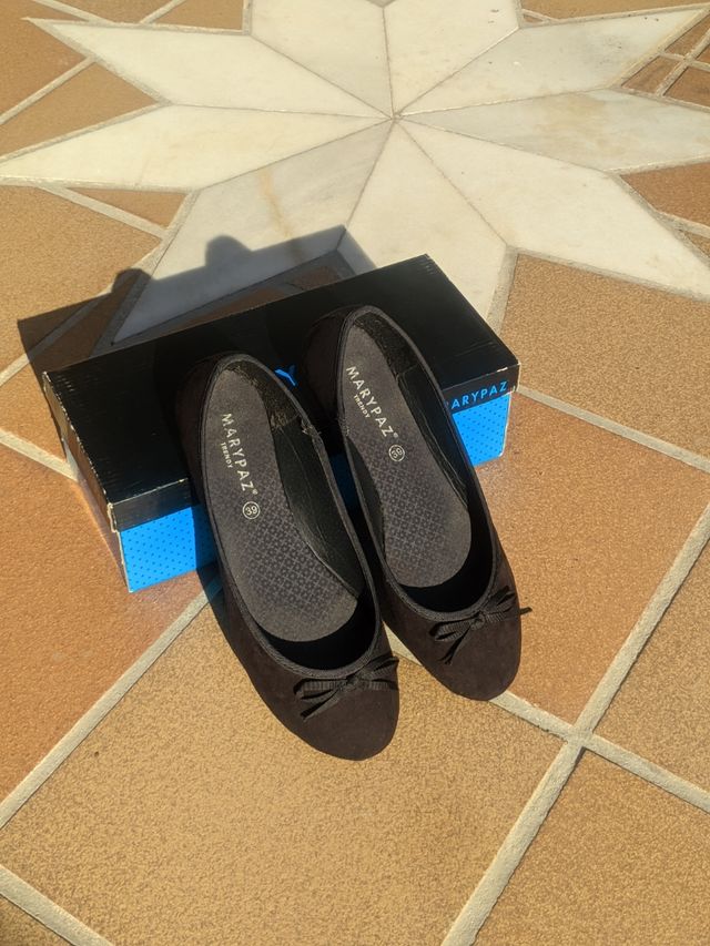 Manoletinas negras Marypaz - Talla 39