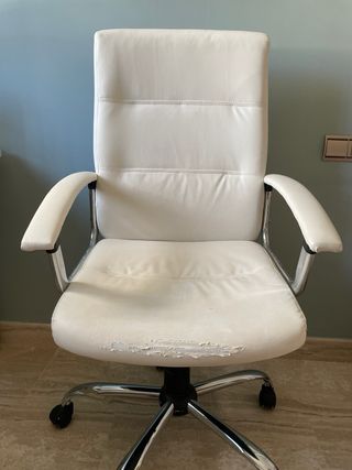 Sillón escritorio blanco
