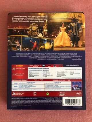 La Bella y la Bestia Steelbook Blu-ray + 3D