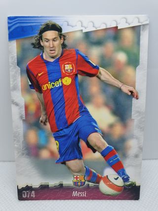 ⚽️ CROMO DE FUTBOL MESSI LAS FICHAS MUNDICROMO