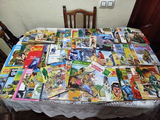 Lote de 245 Comics / tebeos antiguos 1970 a 1990