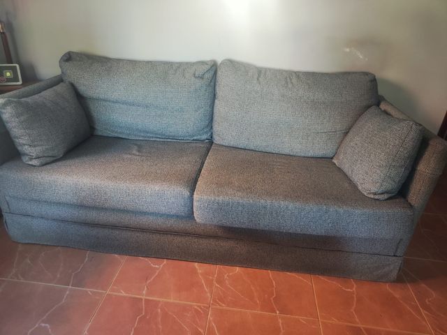 Sofá 3 + 2 plazas gris