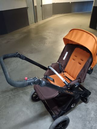 Carrito bebé Jane Muun marrón-naranja