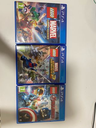 Pack 3 Juegos LEGO Marvel PS4 y PS5