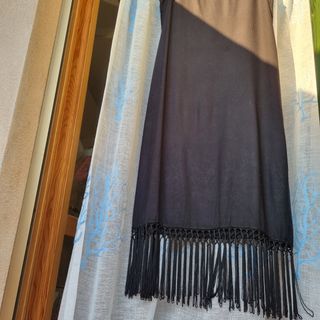 Vestito nero ricamato - elegante