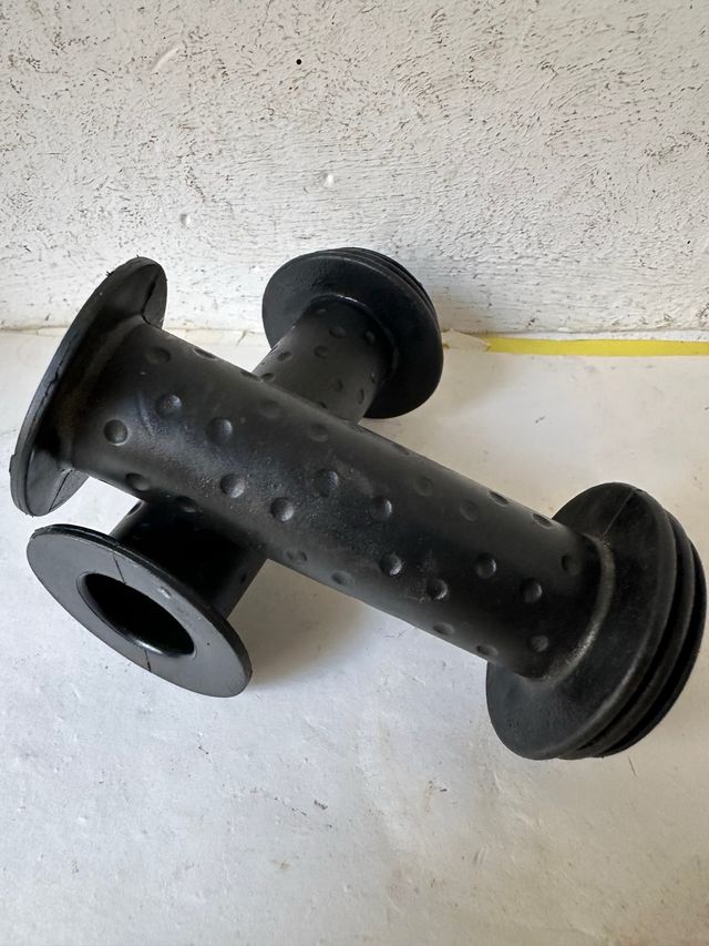 Puños bici vintage negros