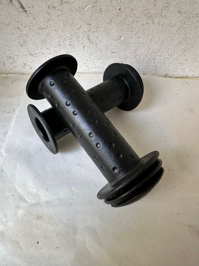 Puños bici vintage negros