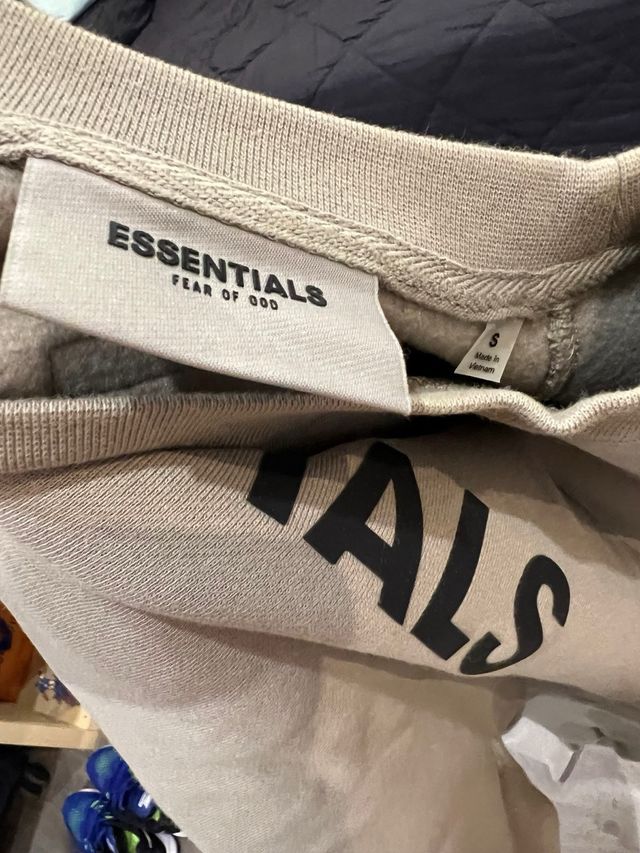 Sudadera Essentials Fear Of God Beige