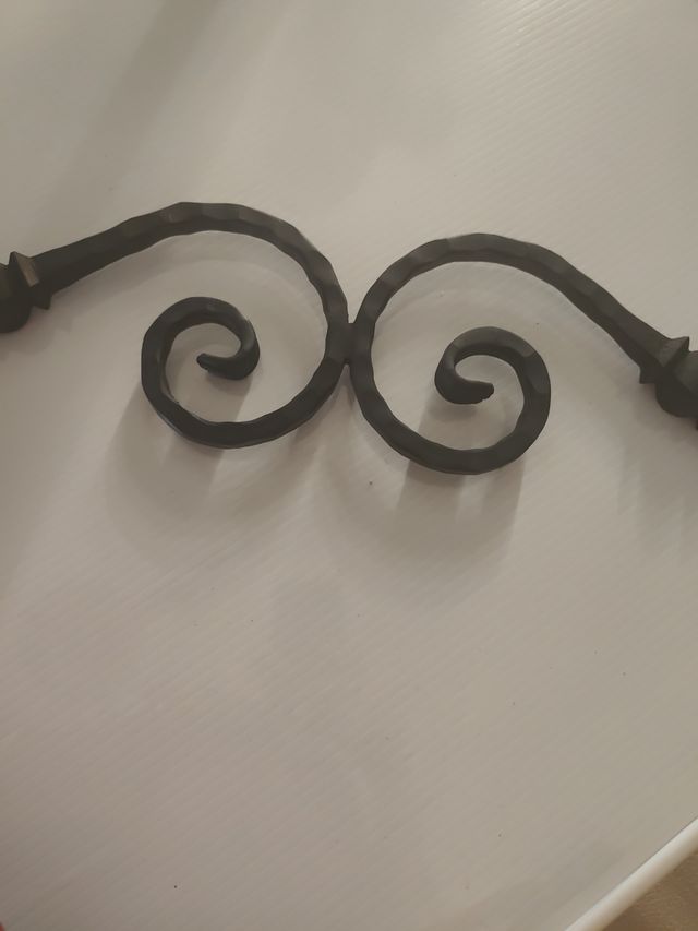 Decoración pared-hierro forjado