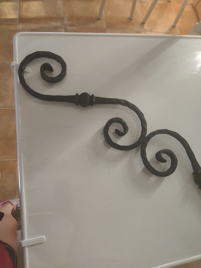 Decoración pared-hierro forjado