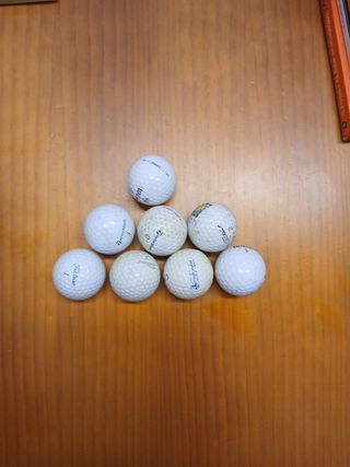 8 Bolas Golf usadas