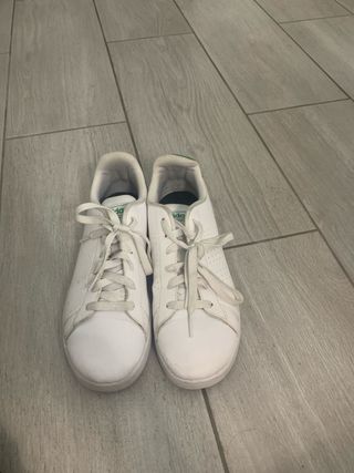 Zapatillas Adidas - Blancas y Verdes