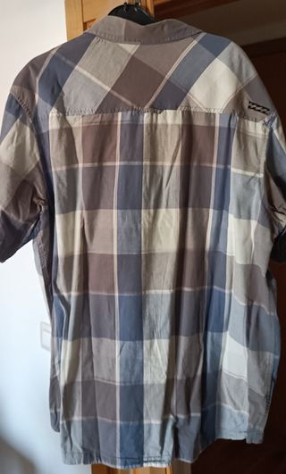 Camisa Billabong XL cuadros multicolor