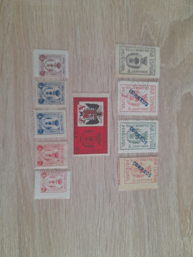 Sellos Huévar - Pro Beneficencia y guerra civil