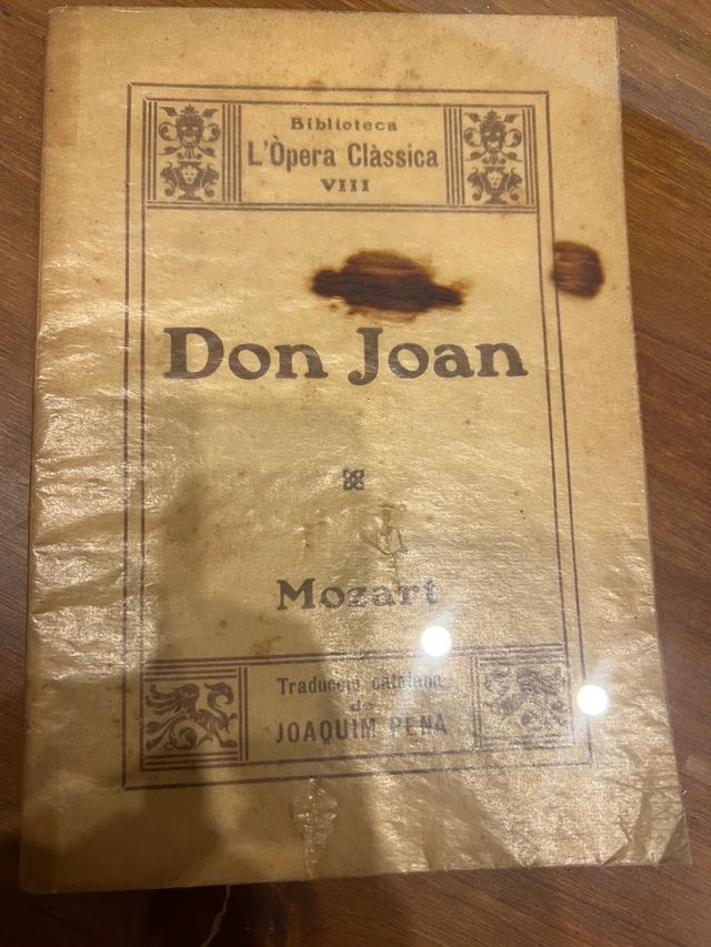 Don Joan de Mozart, Barcelona 1931